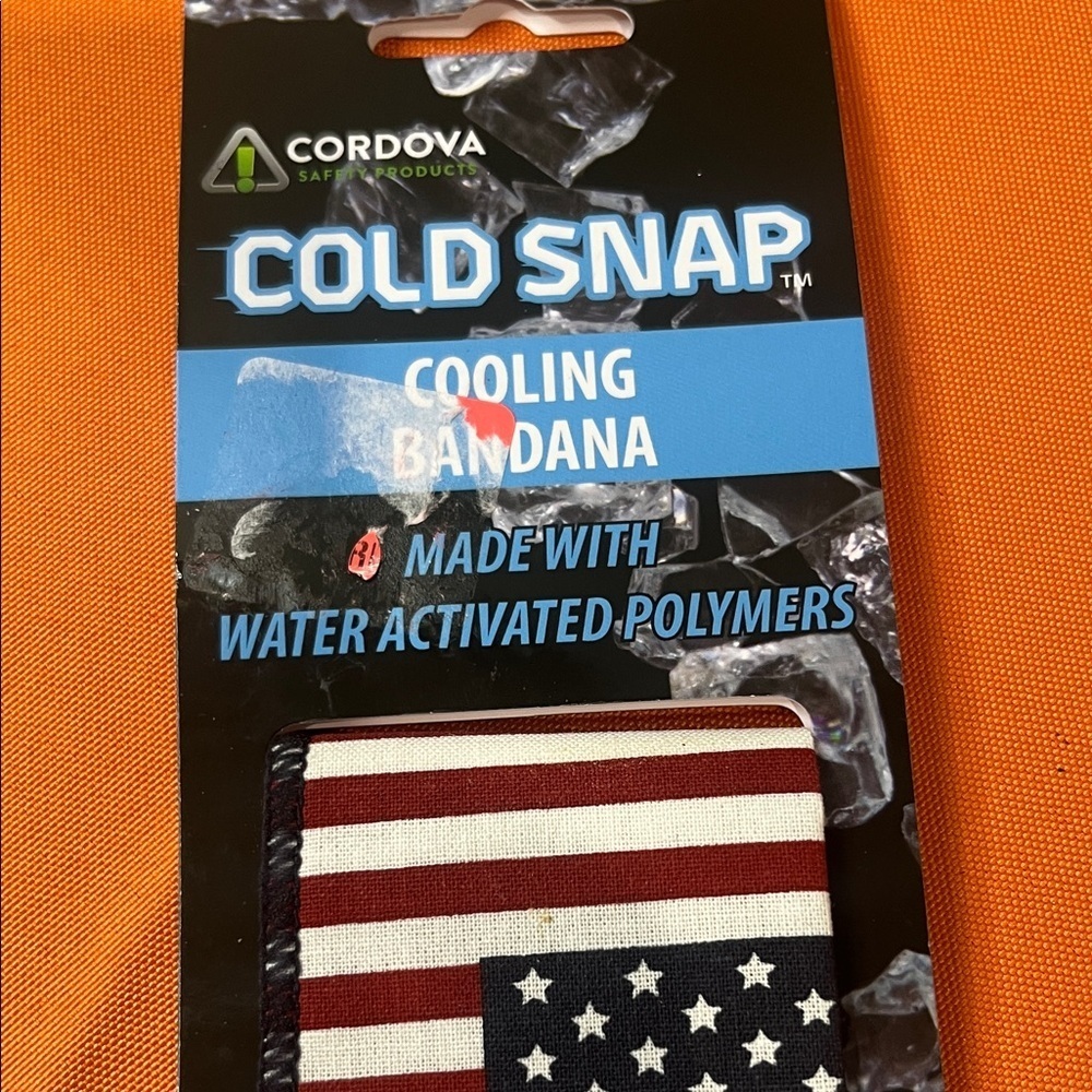 6/$20 Cold Snap Cooling Bandana - Red, White, and Blue - Picture 6 of 6